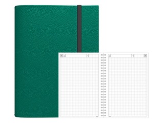 Diary - Notebook, A5 Flex, dark green