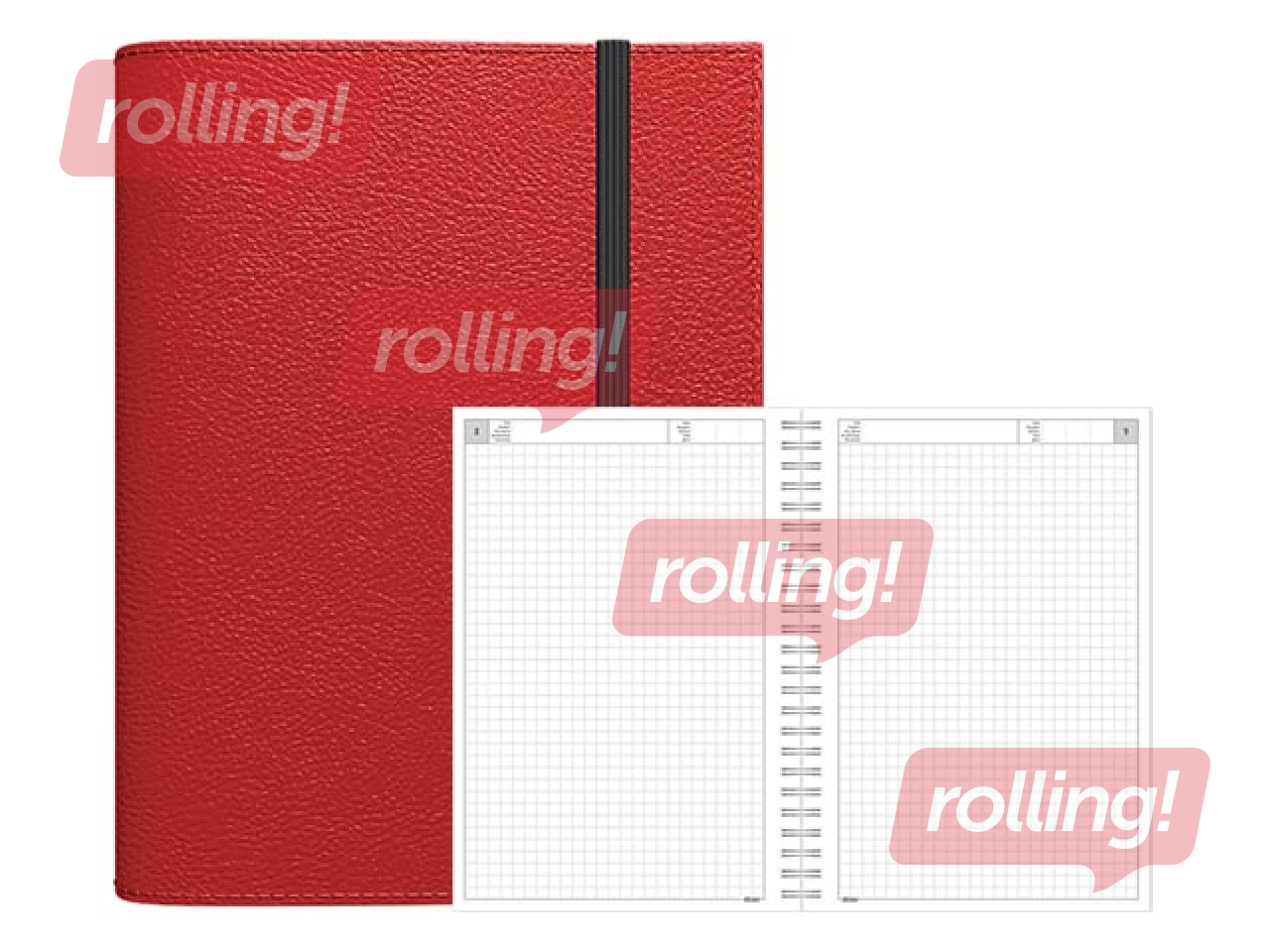 Diary - Notebook, A5 Flex, burgundy