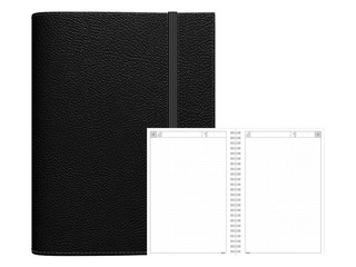 Diary - Notebook, A5 Flex, black