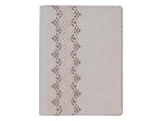 Diary - notebook, A5 Patterns, light grey