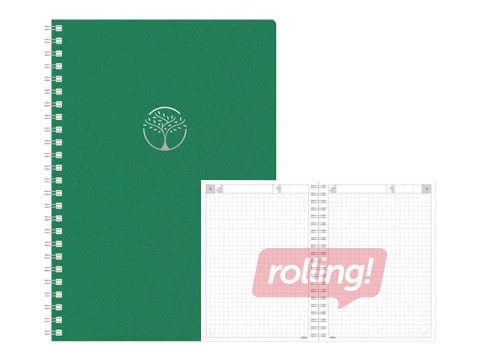 Diary - notebook, Tempo Cardboard, green