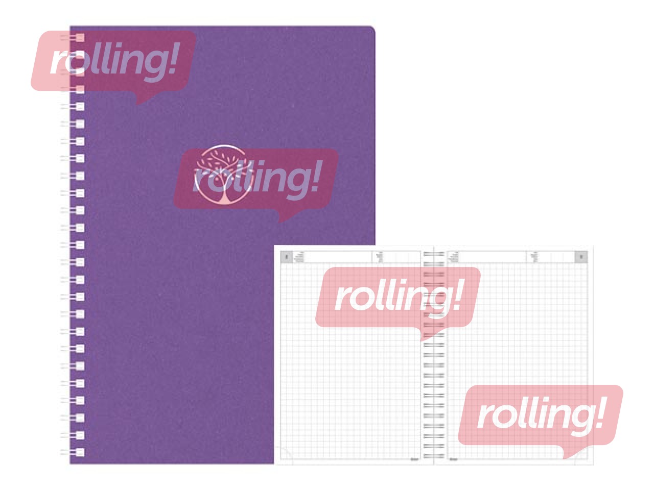 Diary - notebook, Tempo Cardboard, lilac