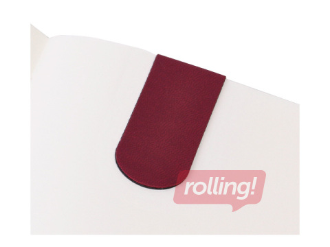 Bookmark Tiny Marks, magnetic, burgundy