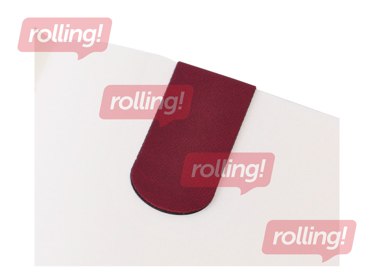 Bookmark Tiny Marks, magnetic, burgundy