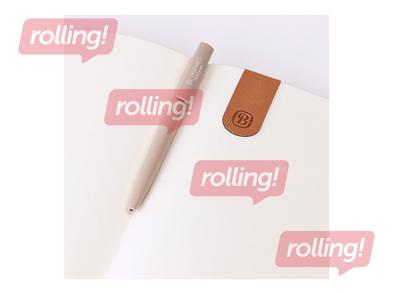 Järjehoidja Tiny Marks, magnetiline, bordoo