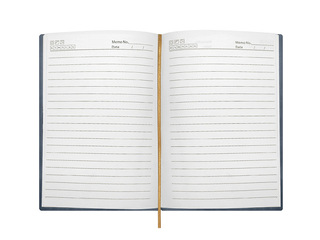 Päevik Forofis ilma kuupäevadeta, jooneline, sinine, A5