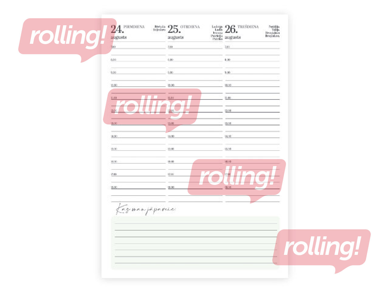 Teacher’s planner, 170x240mm