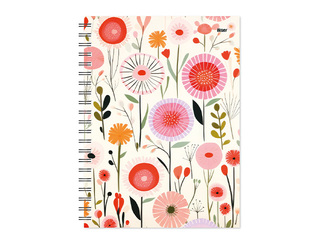 Diary - Notepad without dates, Tempo Spiral, squares, Happy Day