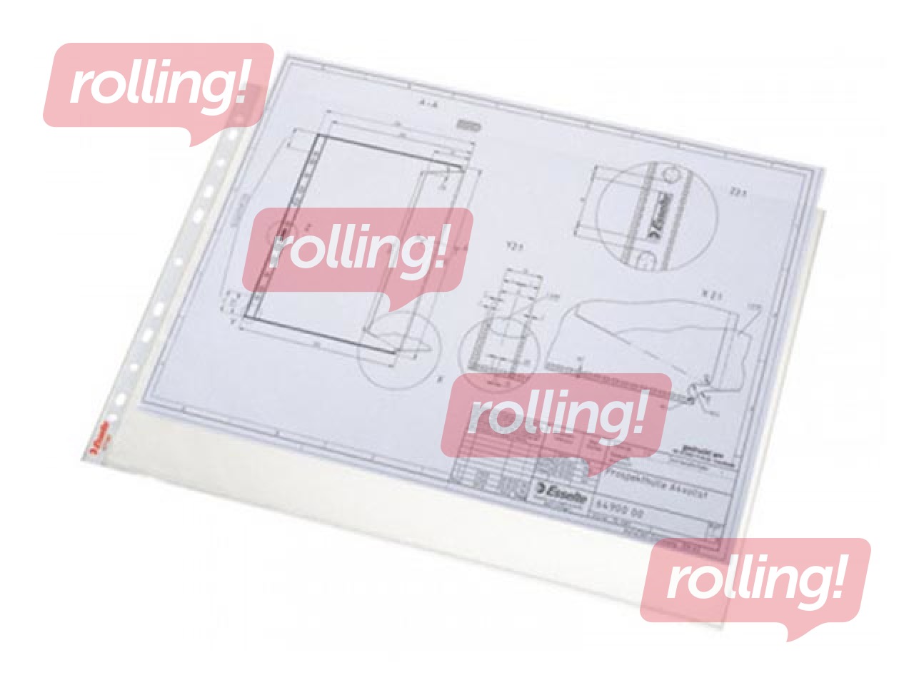 Document Pockets A3 horizontal., Matted, 85 mic., 50 pcs.