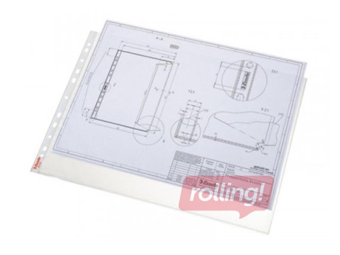 Kiletaskud A3 horisontaalsed., Matt, 85 mic., 50 tk.