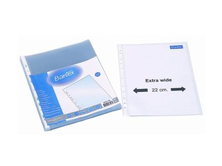 Кармашки для документов Bantex A4+, матовые,100 мик..