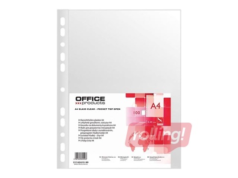Kiletaskud Office Products, A4,läikiv, 50 mic. 100 tk