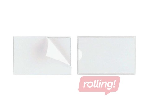 Business card pocket Durable, self-adhesive, 57x90mm, 10 pcs.