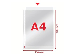 Kiletaskud Essselte, A4, läikivad, 40 mic., 100 pc.