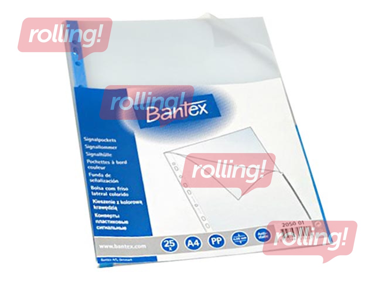 Kiletaskud A4, Bantex, sinine, 25 tk.