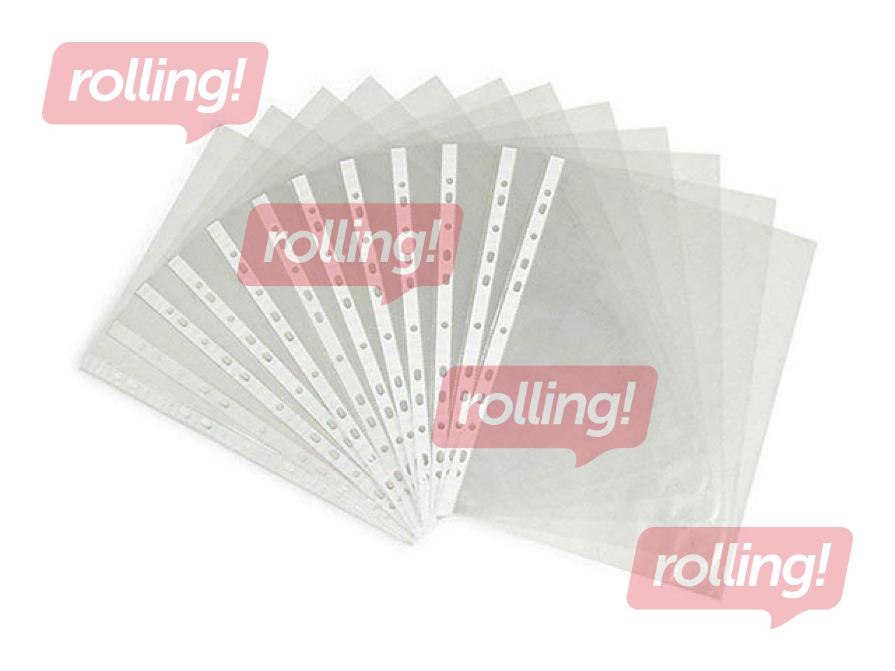 Document pockets Interfolia, A4, glossy, 40 mic., 100pcs.