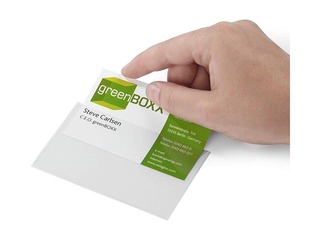 Самоламинирующиеся прозрачные кармашки Durable, 57x90мм, 10 шт.