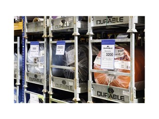 Информационный карман Durable, магнитный, A5, горизонтальный, синий, 1шт.