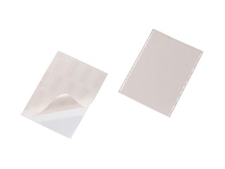 Самоклеющиеся кармашки Durable Pocketfix, A5, прозрачные, 25 шт.