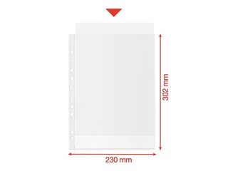 Dokumenditaskud Esselte, A4, matt, 70 mic,100 tk