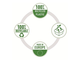 Dokumenditaskud Esselte, A4, matt, 70 mic,100 tk