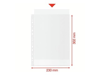 Dokumentu kabatiņas Esselte, A4, matētas, 100 mic., 50 gab.