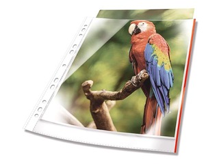 Document pockets Durable, A4 with red edge, 25 pcs.