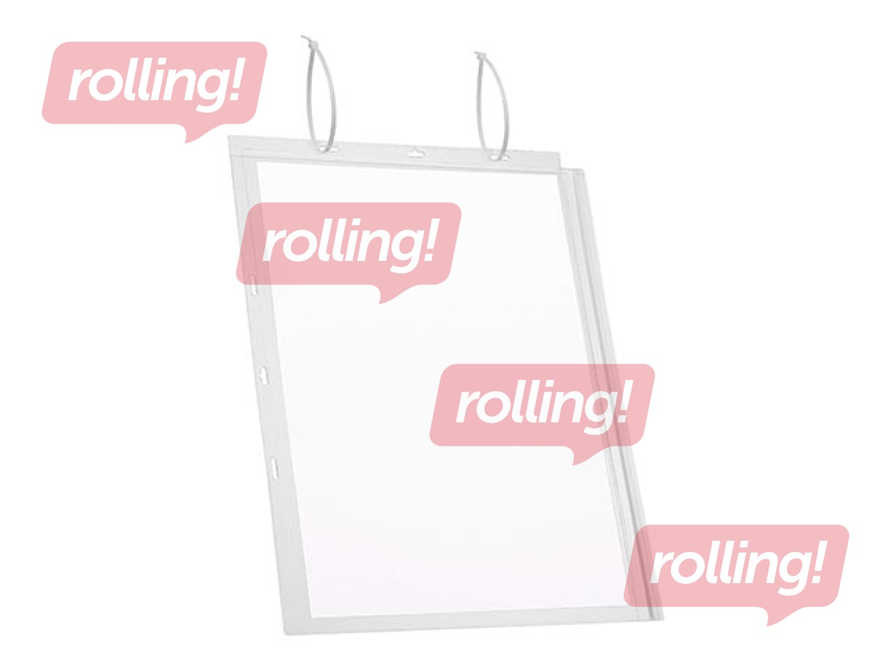 Document pockets Durable, A3 with cable ties, 5 pcs.