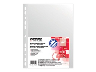 Documenditaskud Office Products, A4, läikivad, 30 mic, 100 tk