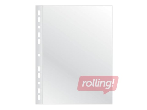 Dokumenditaskud Q-Connect, A4, läikiv, 75 mic., 100 tk.