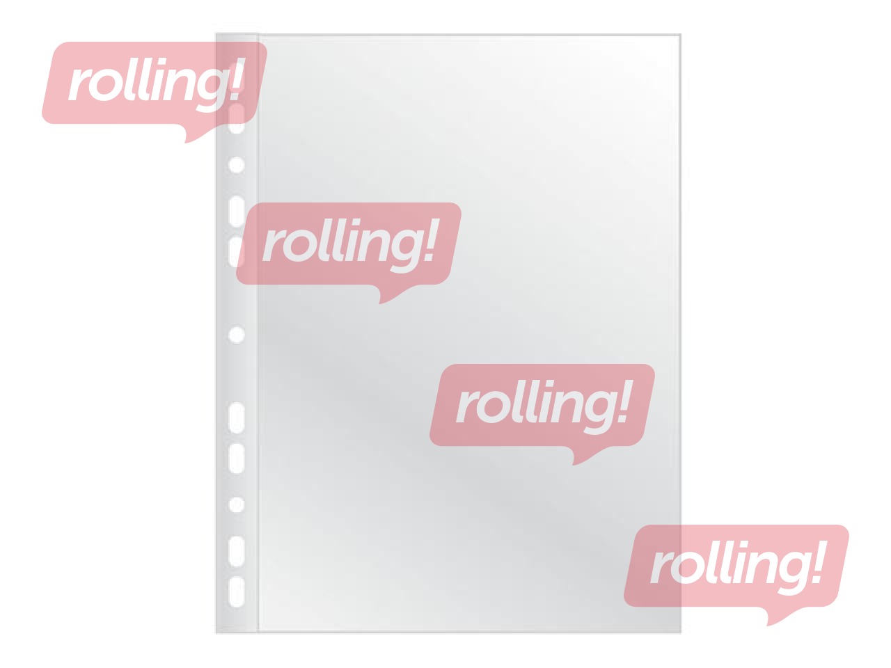 Dokumenditaskud Q-Connect, A4, läikiv, 75 mic., 100 tk.