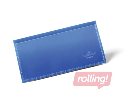 Kleebitav dokumenditasku Durable, tumesinine, 100x38mm, 50 tk.
