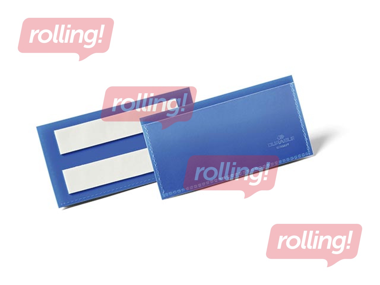 Kleebitav dokumenditasku Durable, tumesinine, 100x38mm, 50 tk.