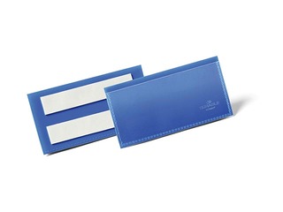 Клеящийся документный карман Durable, тёмно-синий, 100x38мм, 50 шт.
