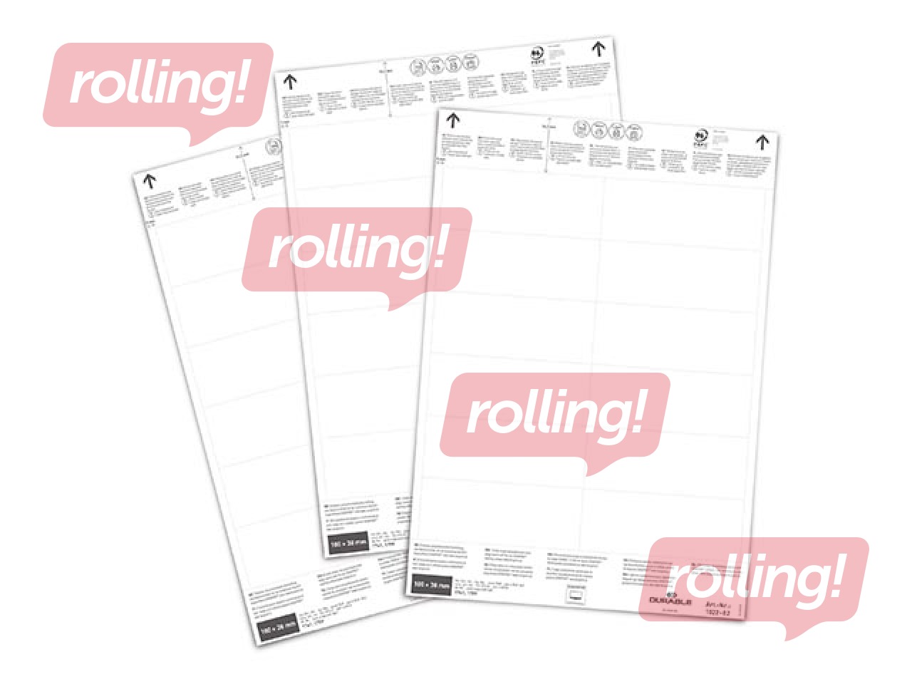 SALE Isetootmislehed Durable, 100x38mm, 240 tk.