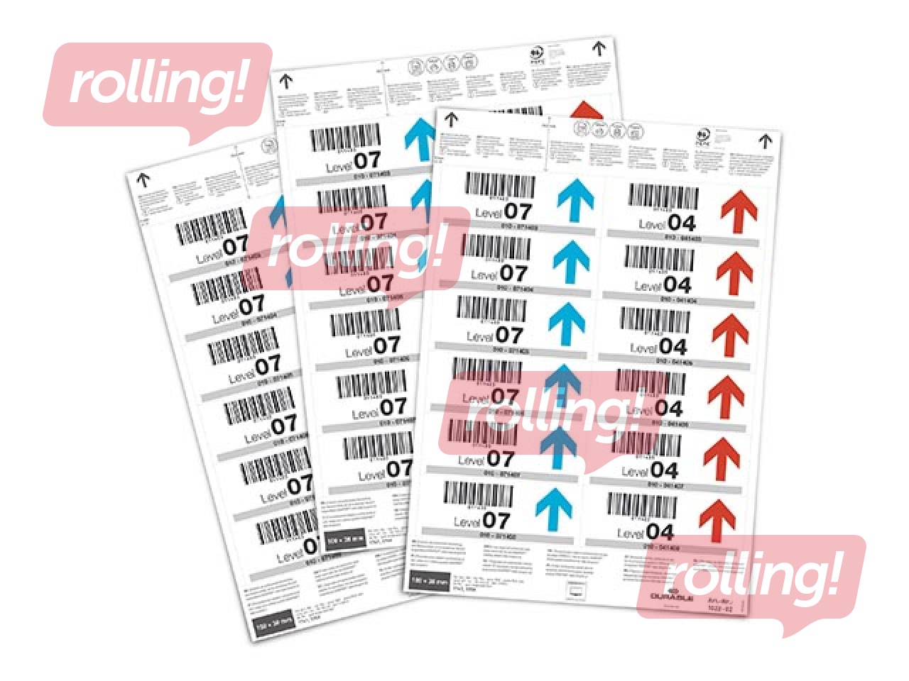 SALE Isetootmislehed Durable, 100x38mm, 240 tk.