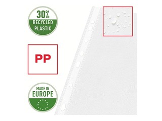 Dokumendikottid Esselte, A4, matt, 90 mic., külgedelt ja pealt avatud, 100 tk.