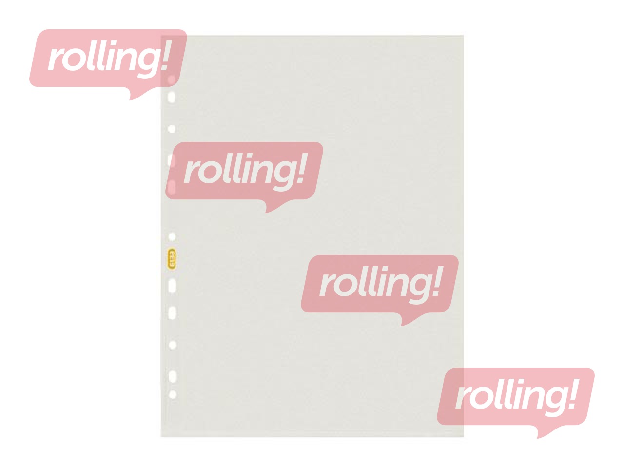 Perforeeritud taskud Elba, taaskasutatud PE, A4, 80 mikronit, 50 tk