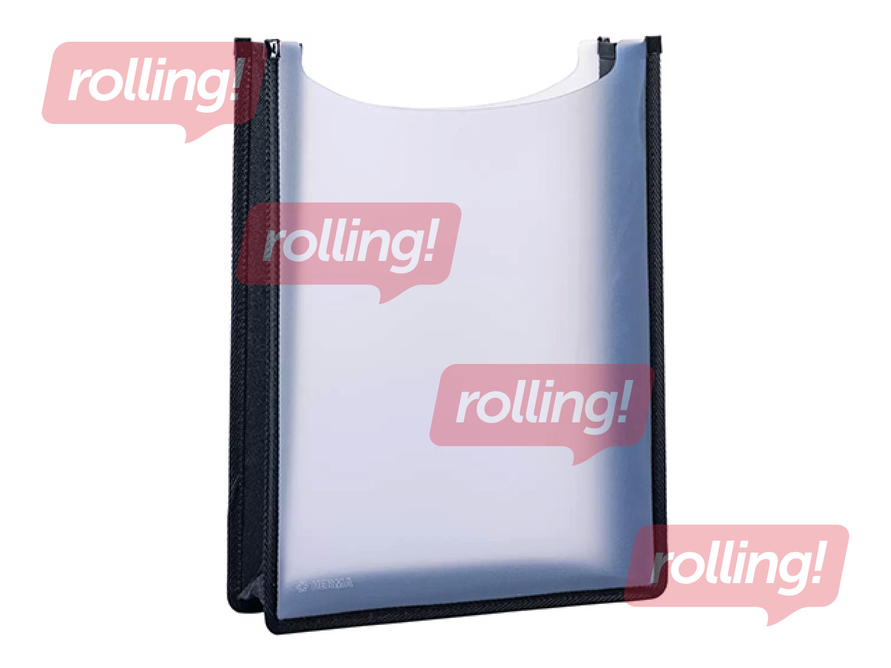 Dokumenditasku-kaustik Herma, A4, läbipaistev, ja laiendusvoldiga