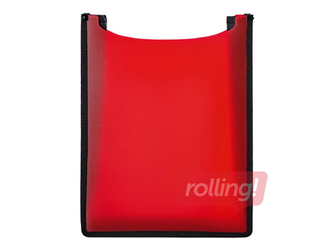 Document pocket folder Herma, A4, red, with expansion