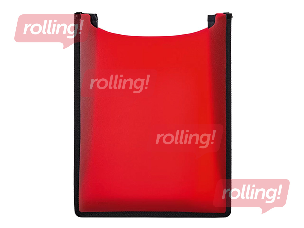 Document pocket folder Herma, A4, red, with expansion