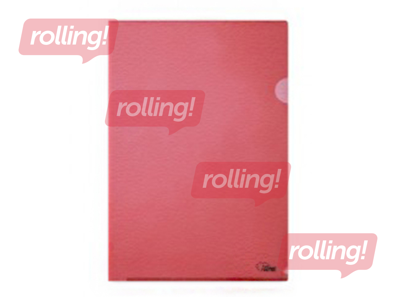 Папка - уголок Forpus, A4, матовая, красная