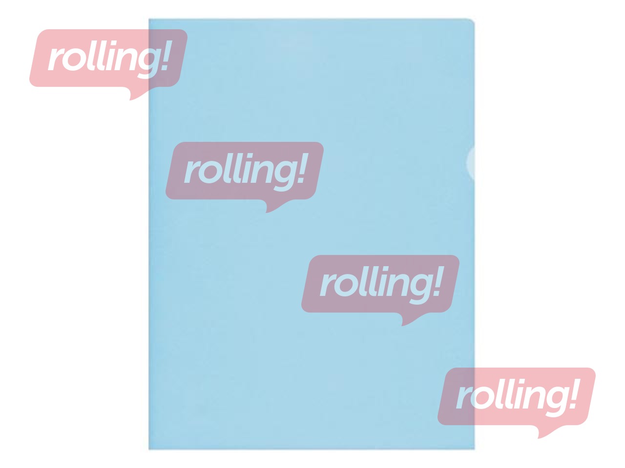 Kilekaaned Interfolia, A4, matt, sinine