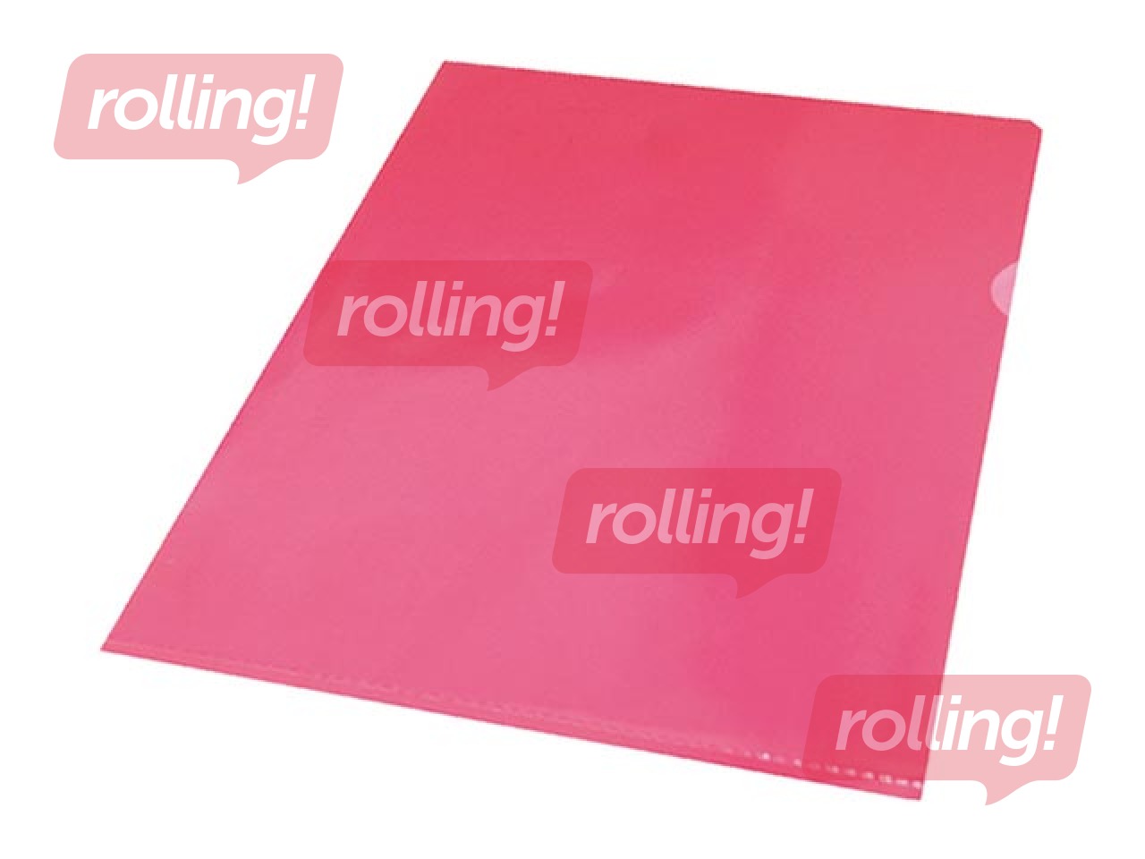 Kilekaaned Interfolia, A4, matt, punane, 50 tk.