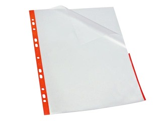A4 kiletaskud, Bantex, punased, 25tk