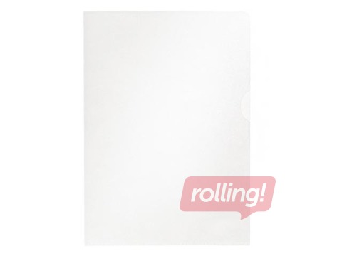 Mape - stūrītis A4, 90 mic., glancēta, caurspīdīga