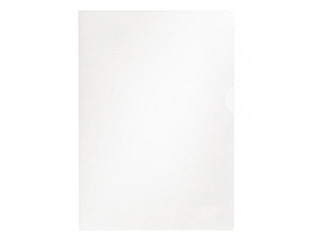 Plastic folder, A4, 90 mic., glossy, transparent