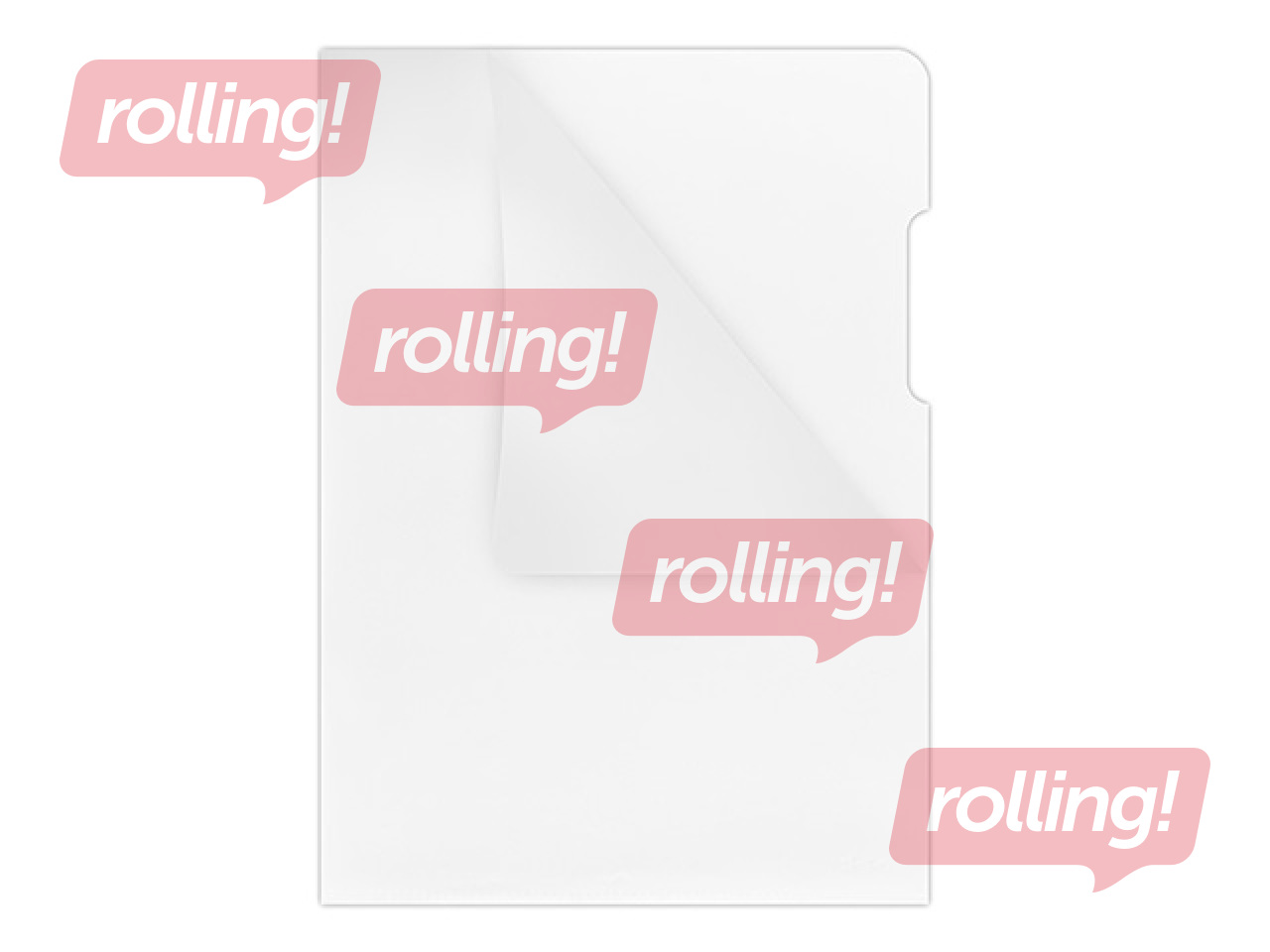 Mape - stūrītis Donau,  A4, 180 mic., glancēta, caurspīdīga