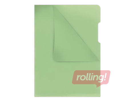 Mape - stūrītis Donau,  A4, 180 mic., glancēta, zaļa