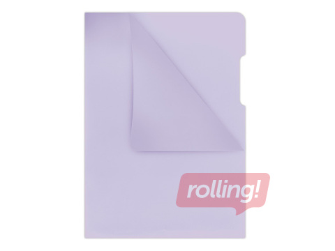 Папка - уголок Donau, A4, 180 mic., глянцевая, фиолетовая